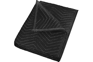 TranRantic flyttfiltar 180 × 120 cm, hållbara förpackningsfiltar, professionella quiltade transportkuddar för möbelgolv, tjoc