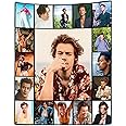 HOLAVIDA Singer Throw Blanket, Super Soft Flannel Fleece Blanket, Big Cozy Plush Blanket, Lightweight Warm Fans Gift for Couch Sofa Living Room Bedroom150x130cm