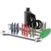MULTIPICK Door Opener Tool &ndash; [incl. 30 Screws] Lock Extractor &ndash; Professional Locksmith &ndash; Cylinder Puller &ndash; Lock Opener Kit &ndash;
