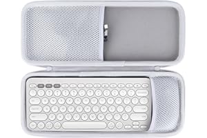Peyyargo Dur Étui de Protection Compatible avec Logitech Pebble 2 Combo, Pebble Keys 2 K380s / K380 Clavier en Pebble Mouse 2 M350s / M350 Souris (Blanc)