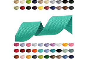 CARTONARE Sangle de 2 m, 5 m, 10 m, 50 m, 50 couleurs, largeur 10 mm, 15 mm, 20 mm, 25 mm, 30 mm, 40 mm, 50 mm, sangle de sac en polypropylène idéale pour les projets de bricolage, l'artisanat et l'extérieur