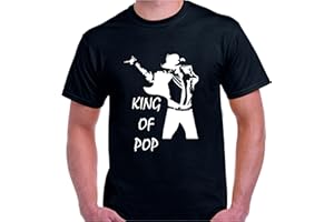 DRMUGCOLLECTION Camiseta Michael Jackson King of Pop