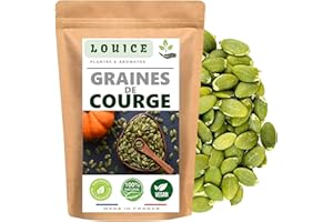 LOUICE Graines de Courge un super-aliment croquantes & nutritives 250g - 100% naturelles