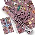 PADIEOE Pack of 5 Harry Gift Wrapping Paper 51x75cm Kraft Paper Durable Gift Wrap Pack for Kids Birthday, Party Storage Festive Decoration