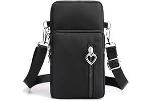 Narunii Petit Sac Téléphone Portable Femme,Sac de téléphone Portable,Bandoulière Portefeuille Poche,Crossbody Pochette Sacoche Running