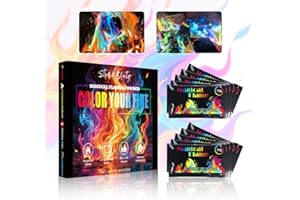 STINKBLITZ 10-Pack 150g Feu d'artifice Mystique, Magique Arc-en-Ciel Flamme, Poudre pour Colorer Les Flammes, Feu d Artifice Exterieur, Mystical Feu Dartifice usage Extérieur Camping ou Jardin Halloween et Noël