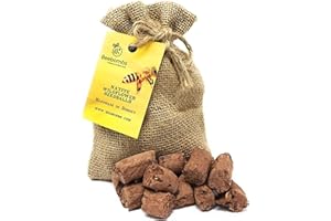 Official Beebombs Wild Flower Seeds UK Native Mix - Handmade in Dorset Wildflower Meadow Seed Balls, Bee Gifts, Gift for Gardener, 21sqft Coverage