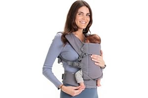 BECO BABY CARRIER Beco Gemini nosidełko dla niemowląt - kolor ciemnoszary, Elegancki i prostym, Plecak 5 w 1, Dla dzieci o wadze 3 - 16 kg, Certyfikowany, Ergonomiczny