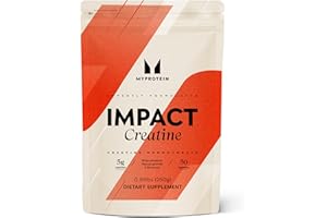 Myprotein Creatina Monohidrato en Polvo | 3g por Ración | Mejora el Rendimiento y la Potencia en Ejercicio de Alta Intensidad | Sin Sabor, Fácil de Mezclar | Bolsa Resellable de 250g