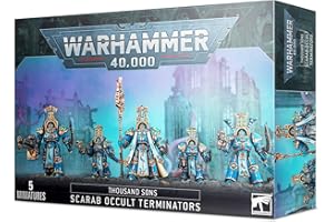 Games Workshop- Bear,Warhammer Mille Fils Scarabée Terminators occultes, 99120102066, Black, Moyen