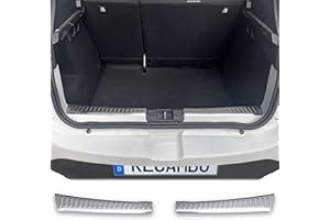 ‎RECAMBO Ladekantenschutz Edelstahl MATT kompatibel für Dacia Sandero III | DJF | BJ ab 2021> | Premium Qualität von RECAMBO