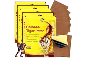 Mineup 40Pcs Wärmepflaster, Schmerzlinderung Patch, Chinesische Ferninfrarot Pflaste, Tiger Soreness Relief Patch, Schmerzlinderung Pflaster, Schmerzpflaster für Nacken Knie Rücken Schulterschmerzen