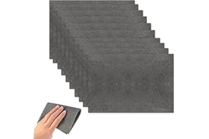 KHDULQ 10 Piezas Thickened Magic Cleaning Cloth, Magic Cleaning， Thickened Magic Cleaning, Toalla Microfibra ，Absorbent, Glass Cleaning Magic Cloth， Apto para Cocina, Vidrio, Coche (30 * 40Cm)