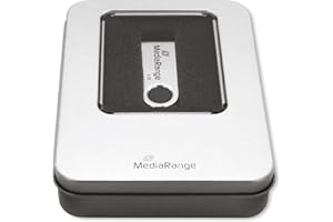 MediaRange Aluminiowe pudełko do przechowywania srebrny BOX901 do pamięci USB