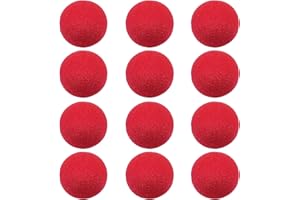 couduan 12 Pcs Red Nose,Clown Nose,Circus Clown Nose,Clown Nose Adult,Suitable For Costume Parties,Circus Shows,Cosplay,Halloween,Party
