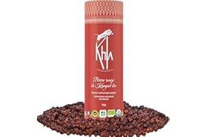 Khla - Red Kampot Pepper 120g - Organic Red Kampot Peppercorns - Premium Cambodian Pepper - Grand Cru, Mild & Fruity - for Grinder Refill - Direct from Producer - Limited Production - Origin Cambodia