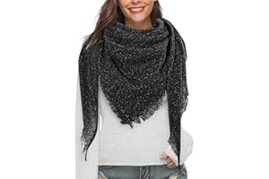 heekpek Bufanda Mujer Invierno Mantas Chales Grande Cuadros Bufanda Cuadrada Moda Largo Chal Borla Suave Fulares Para Mantener Caliente Estolas