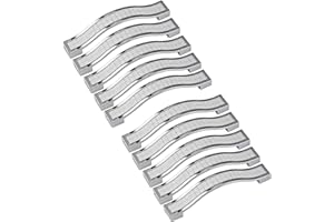 Kyrio Confezione da 10 pomelli moderni in cristallo di strass per armadietti, maniglie per cassetti e armadi, pomelli per mobili, porte, armadi (96 cm al centro)