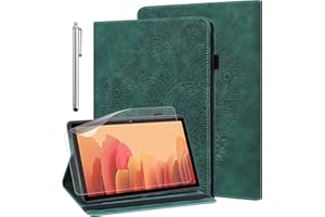 GLANDOTU Hülle für iPad Air 2022 Hülle/iPad Air 5./4. Generation 2020 10.9 Zoll/iPad Pro 11 Zoll mit Schutzfolie und Stylus - Auto Schlaf/Wach Ultra Dünn Flip PU Leder Cover Case, Grün