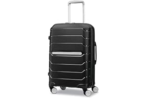 Samsonite Freeform Rigide Extensible avec Double roulettes pivotantes, Noir, Carry-on 21-inch, Extensible