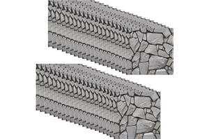 XNZMYN 40 sztuk paneli ściennych 3D o wyglądzie kamienia, samoprzylepne, 30 × 30 cm, panele ścienne z płyt z tworzywa sztucznego, wodoodporne tapety z cegły PCW, do wnętrz, na zewnątrz, do pomieszczeń