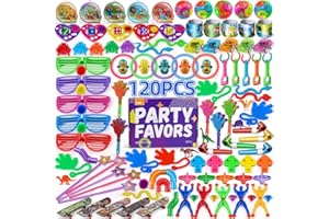 AMY & BENTON AmyBenton Kid Party Bag Filler Unisex, 120pcs Assortment Toys Kids Classroom Rewards, Stocking Pinata Filler, Lucky Dip Prize for Children Birthday Party for Boys and Girls