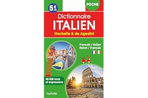 Dictionnaire Poche Hachette De Agostini - Bilingue Italien