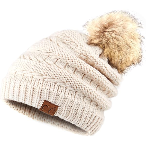 CC Exclusives Women's Ribbed Knit Hat With Brim – 100% Acrylic Beanie, One Size Fits Most - View #4