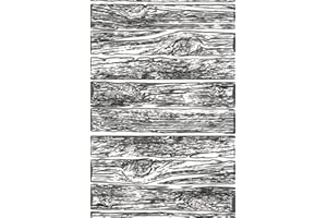 Sizzix 3-D Texture Fades Embossing Folder Mini Lumber by Tim Holtz, 665460, Multicolor, One Size