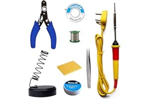 THEMISTO - built with passion Themisto Beginners 8 In 1 Corded_electric Soldering Iron Kit