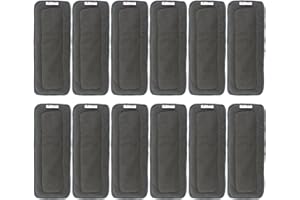 ALVABABY 5-Lagen Holzkohle Bambus wiederverwendbare Liner für Stoffwindeln 12pcs 12ZTN-DE