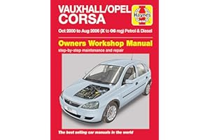 Vauxhall/Opel Corsa Petrol & Diesel (Oct 00 - Aug 06) Haynes Repair Manual