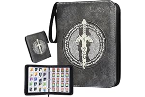 CHIKIXSON Album kolekcjonerski na karty Amiibo, 400 Amiibo MINI uchwyt na karty kolekcjonerskie, Zelda Tears of the Kingdom Amiibo, album kolekcjonerski na karty NFC Switch (3,5 cm x 1,3")