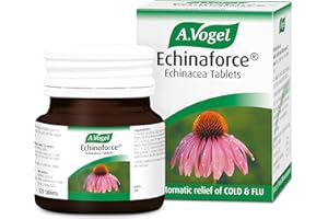 A.Vogel Echinaforce Echinacea Tablets relieves Cold & flu Symptoms by strengthening The Immune System, 120 Tablets