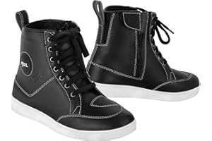 VASTER Motorcycle Rider Boots Motorbike Leather CE Armour Boot Motorcycle Men Waterproof Shoes Sneaker Fashion For Men Boys Black color