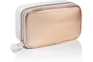 Kosmetyczka dla kobiet – elegancka mała kosmetyczka – kosmetyczka – prezent dla kobiety – mała kosmetyczka – różowe złoto Lily England, różowy (Rosegold)