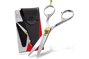 Suvorna 5" Beard & Moustache Scissors for Men | Precision Grooming Scissors for Beard, Mustache & Nose Hair Trimming