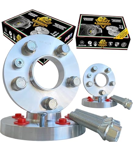 Kit 4 Distanziali Ruote ATHENA 12mm - Per Volkswagen Scirocco Dal 2008, Con Bulloni Acciaio - Foto 8