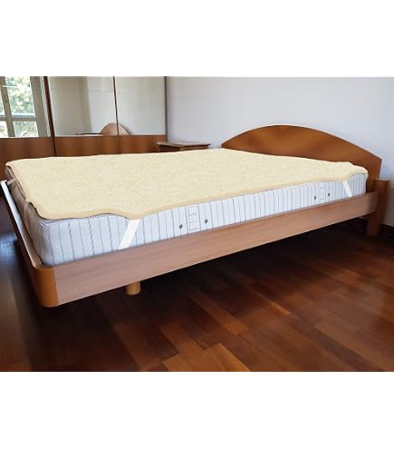 Lana & Co Coprimaterasso In Pura Lana Vergine Merinos – Singolo 80x190 Cm, Made In Italy