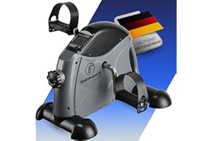 Fjoerdesports Mini-Heimtrainer, Arm- und Beintrainer, Bewegungstrainer, 2 in 1, mit Trainingsdisplay, Hometrainer, verschiedene Widerstandsstufen, Ausdauertraining (41 x 40 x 30,6 cm cm)