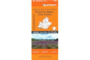 Provence- Alps - French Riviera - Michelin Regional Map 527 (Michelin Maps, 527)