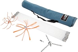 HANSA Tornado Pro Système de nettoyage de cheminée rotatif, système de balayage rotatif, kit de nettoyage de cheminée pour professionnels (10)