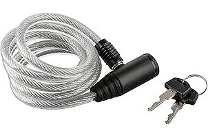 Lucchetto Per Bicicletta Con Lucchetto A Spirale Con Chiave 1 Cm Blu 80959788 - Foto 2