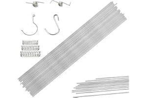 SZSMW 30 Varillas de Acero Inoxidable - Varilla Acero - Redondo Varilla - Aplicado En Varios Campos, Como Textiles, Actividades de Bricolaje, TuberíAs QuíMicas, Piezas MecáNicas (400 * 2 Mm)