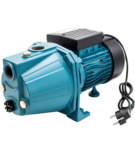 Produktbild von Mehrstufige Kreiselpumpe 4000 L/h – 1300 W, 2850 U/min, 9,8 Bar, 98 M Förderhöhe – Für Garten, Haus & Bewässerung (IP44)