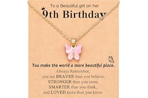 D Dongjiangjin Gift Happy 6th/7th/8th/9th/10th/11th Birthday Gifts for Daughter Niece Friend Granddaughter to Celebrate Her Growth and Beauty