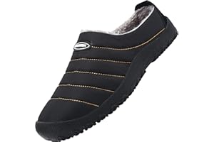 Mishansha Chaussons Homme Femme Pantoufles Hiver Chaud Chaussures Unisex