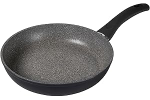 BALLARINI Bari Granitium Pfanne mit Antihaftbeschichtung, Induktionsgeeignet, Mit Temperaturkontrolle, 28 cm, Aluminium