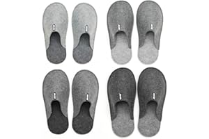 Lucky Sign Pantofle gościnne uniseks z filcu