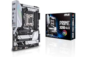ASUS PRIME X299-A II Scheda Madre Intel ATX LGA 2066 per Processori Intel Core X-Series, con Overclocking AI, DDR4 4266 MHz, Triple M.2, USB 3.2 Gen 2 Type-C, Aura Sync RGB